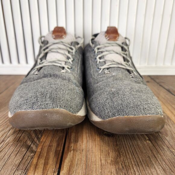 Olukai Nanea Li Mens Sz 10.5 Gray Canvas Casual Urban Sneakers Shoes 10485-LRLR main image 9